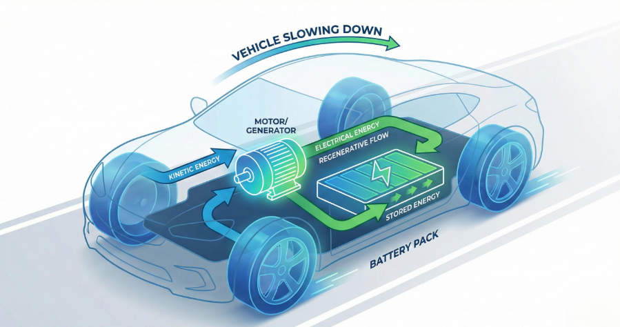 regenerative braking mobil listrik